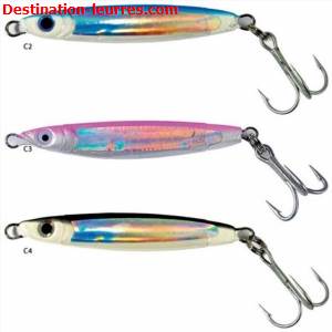 Cuiller De Pêche Anchois Flashmer L-Jack Jig 28 G – Dos Bleu Pour Thons, Bonites