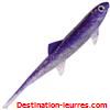 Dam effzett split tail 9cm par 8