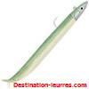 Fiiish combo crazy sand eel 150 + tete plombee off shore vert nacre