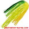 Jupe pour spinnerbait strike king perfect skirt / magic tails par 2